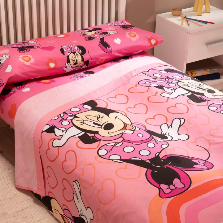 Juego de Sábanas Infantiles Minnie Mouse - Disney - 1