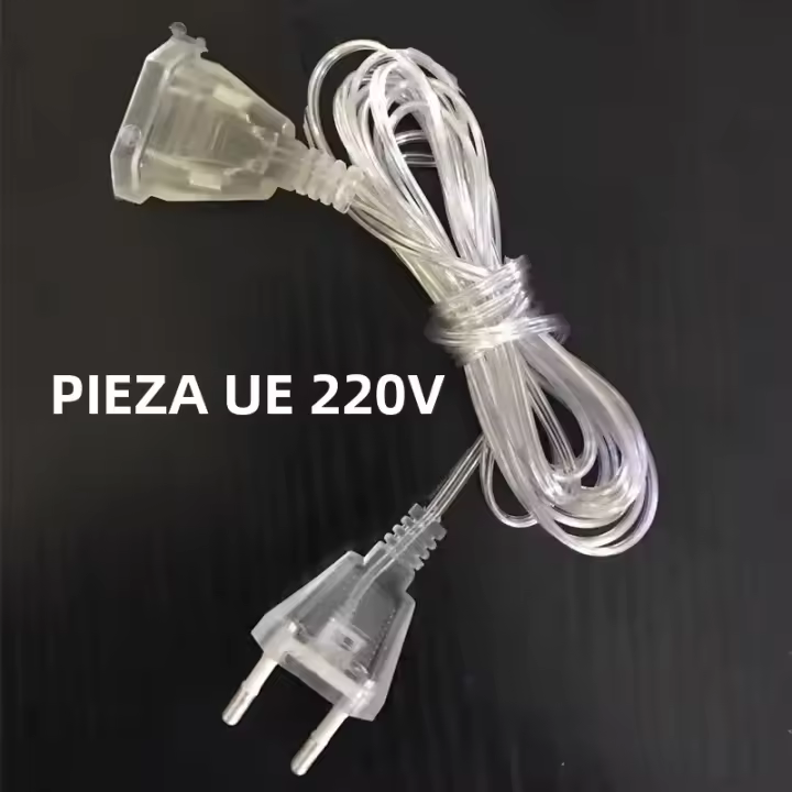 Luces De Cadena LED De Invierno EU Plug 220V 4Mx0.6M Decoración De Navidad Para Jardín Fiesta Exterior Iluminación De Calle - 1