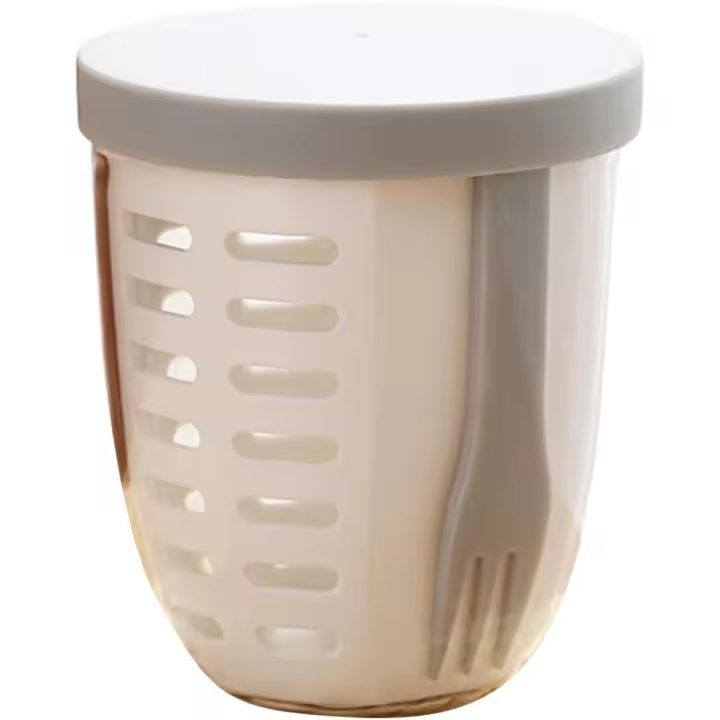 Water Draining Fruit Storage Cup Practical Vegetable Draining Strainers Container Practical Fruit Cup for Office - 1