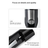 Recortadora Eléctrica de Puntas Abiertas con Batería Recargable Tipo C, Diseño Portátil y Cuidado Blue Ray del Cabello - Interruptor Automático para un Corte Seguro y Preciso, Peine de Doble Cara para un Cabello Perfecto (Color Unico Negro) - details 6