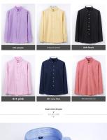 Camisa De Manga Larga Para Hombre Estilo Casual Cómoda Y Suave De Oxford Tejido Sin Planchar Necesario Adaptable Para Todas Las Estaciones - details 7