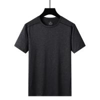 Camiseta Deportiva De Verano Para Hombres Transpirable Y Ligera Con Manga Corta Tejido De Poliéster Y Spandex Secado Rápido Moda Natural Simple - details 7