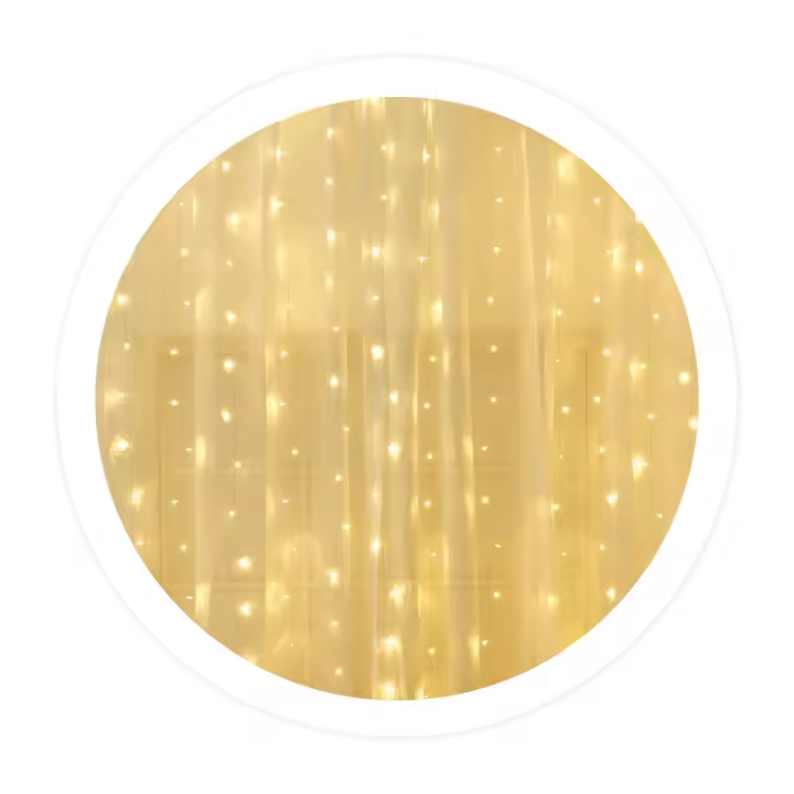 Cortina LED Gsc Evolution - Luminosa 2x2 Metros - 8 Funciones - RGB - IP44 - 1