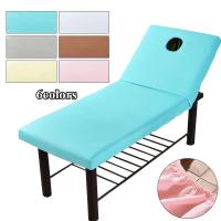Funda De Edredón SPA Sábana De Masaje Para Salon De Belleza Cama De Masaje Suave Con Agujero Para La Cara Elasticidad Adecuado Para Adultos - details 2