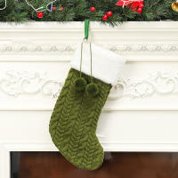 Bolsa De Dulces De Santa Claus Para Colgar En El Árbol De Navidad Calcetín De Navidad Decoración Para El Hogar Regalo De Navidad - details 2