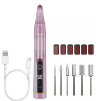 Máquina De Taladro Eléctrica Sin Alambre Para Uñas Con Pantalla LED Dirección Adelante Y Atrás Herramienta De Manicura Para Uñas De Acrílico Set De Manicura - details 17