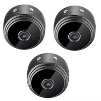 ZVD 3Pack Mini Wifi Cámaras, Cámaras InalamstricasCon Audio Y Video Live Feed, HD 1080p Hogar - details 0