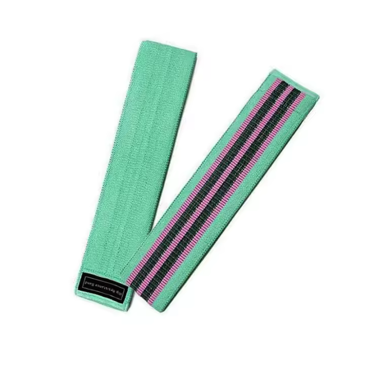 3 piezas de bandas elásticasde yoga, Bandas elásticasmusculares para principites de fitness, Bandas de ejercicio antideslizantes Verdes para yoga, Pilates, Caderas, entrenamiento de fuerza de Piernes. - 1