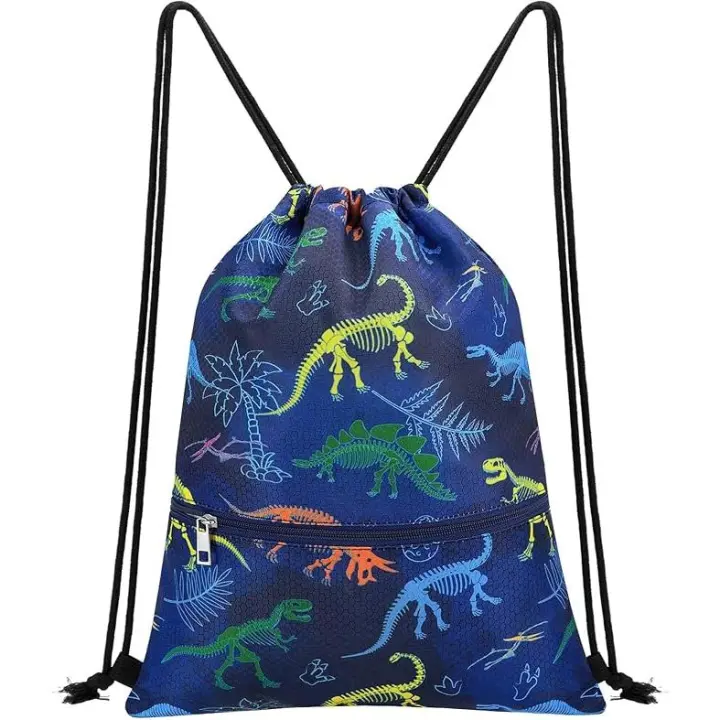 Mochila con cordón - Bolsa con cordón Mochila deportiva Bolsa de gimnasio Bolsa de natación - 1