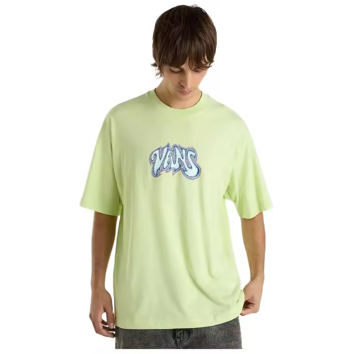 Camiseta de Manga Corta Vans Hissterik para hombre en color amarillo - 1