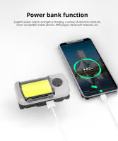Linterna De Trabajo Recargable USB XPG+COB Luz De Emergencia Para Coche Y Garage Linterna Magnética Portátil Antigolpes Y Impermeable - details 7