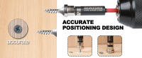 Geinxurn Juego De Puntas De Destornillador Phillips #2 1 Pulgada En Cr-V Acero Para Tabique Y Techo Desechable Sin Mango - details 4