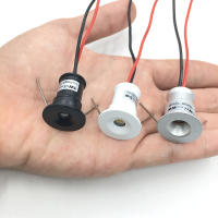 Mini LED 12V Luz De Punto Revestida De Aluminio 1W Dimmer Para Techo Sala De Estar Fiesta KTV DJ DIY Escaleras Luz De Punto En Blanco Negro - details 4