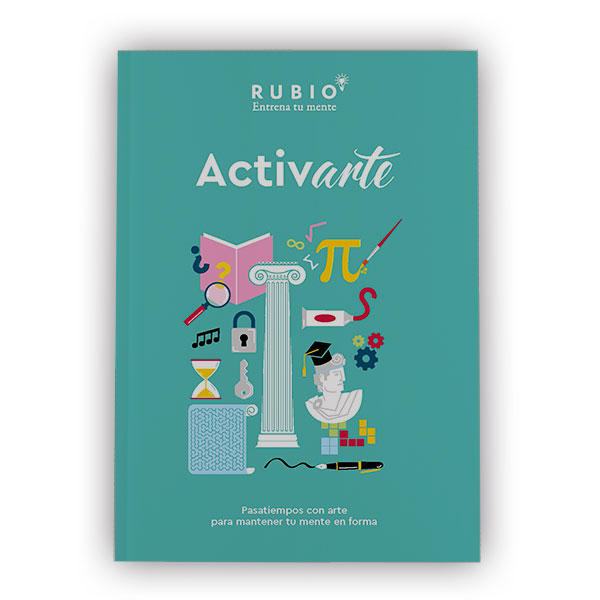 ActivARTE. Pasatiempos con arte para mantener tu mente en forma (vol. II). Entrena tu Mente. RUBIO. Pasatiempos para adultos