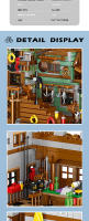 Bloques De Construcción Para Niños Casa De Pescador En Miniatura Modelo De Ciudad Vista De Calle Juguete Educativo Para Adolescentes Y Adultos - details 1