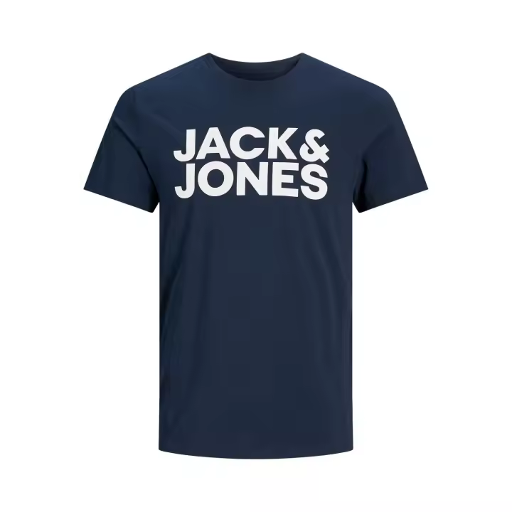 Jack & Jones Hombre camiseta de Algodón Mod JJCORP LOGO Moda Casual Informal Primavera Verano REF 12151955 - 1