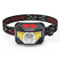 Linterna Frontal LED Recargable Con Sensor Y Lámparas COB Y LED 8 Modos De Iluminación Luz Blanca Y Roja Para Pesca - details 13