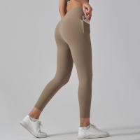 Leggings Para Mujer Con Bolsillos Pantalones De Yoga Para Gimnasio Deporte Fitness De Cintura Alta Control De Abdomen Para Correr Entrenamiento - details 25