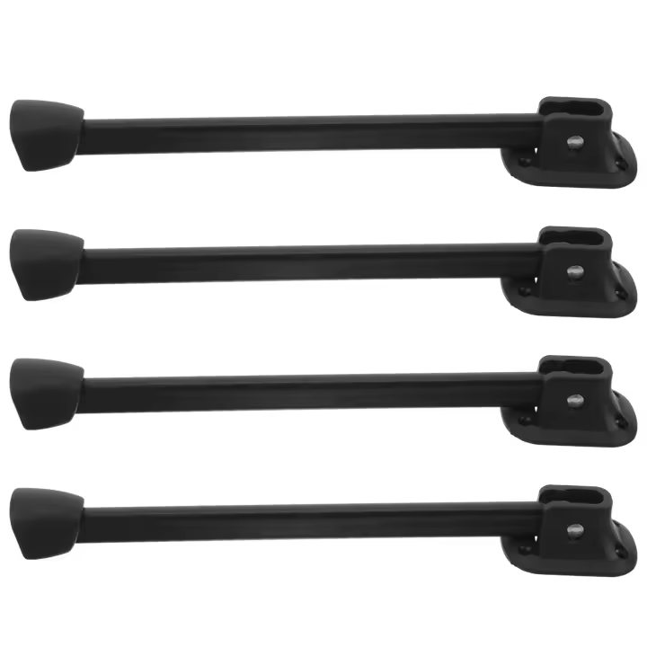 Patas de mesa plegables de sección extendida, escritorio de viaje, muebles de hierro ajustables, 4 Uds. - 1