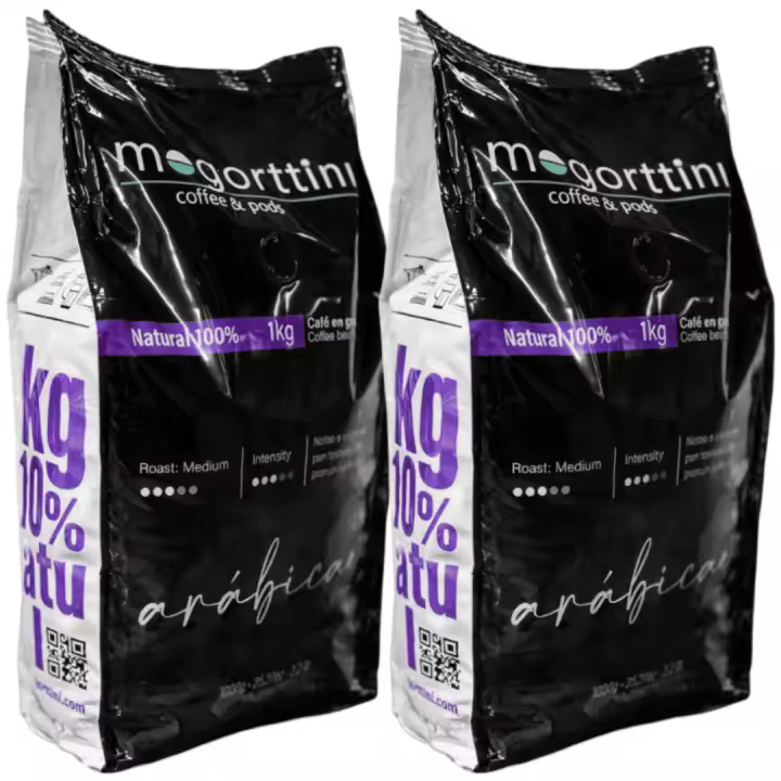 2 kilos Selección de arábicas Mogorttini espresso calidad superior especial automáticas - 1