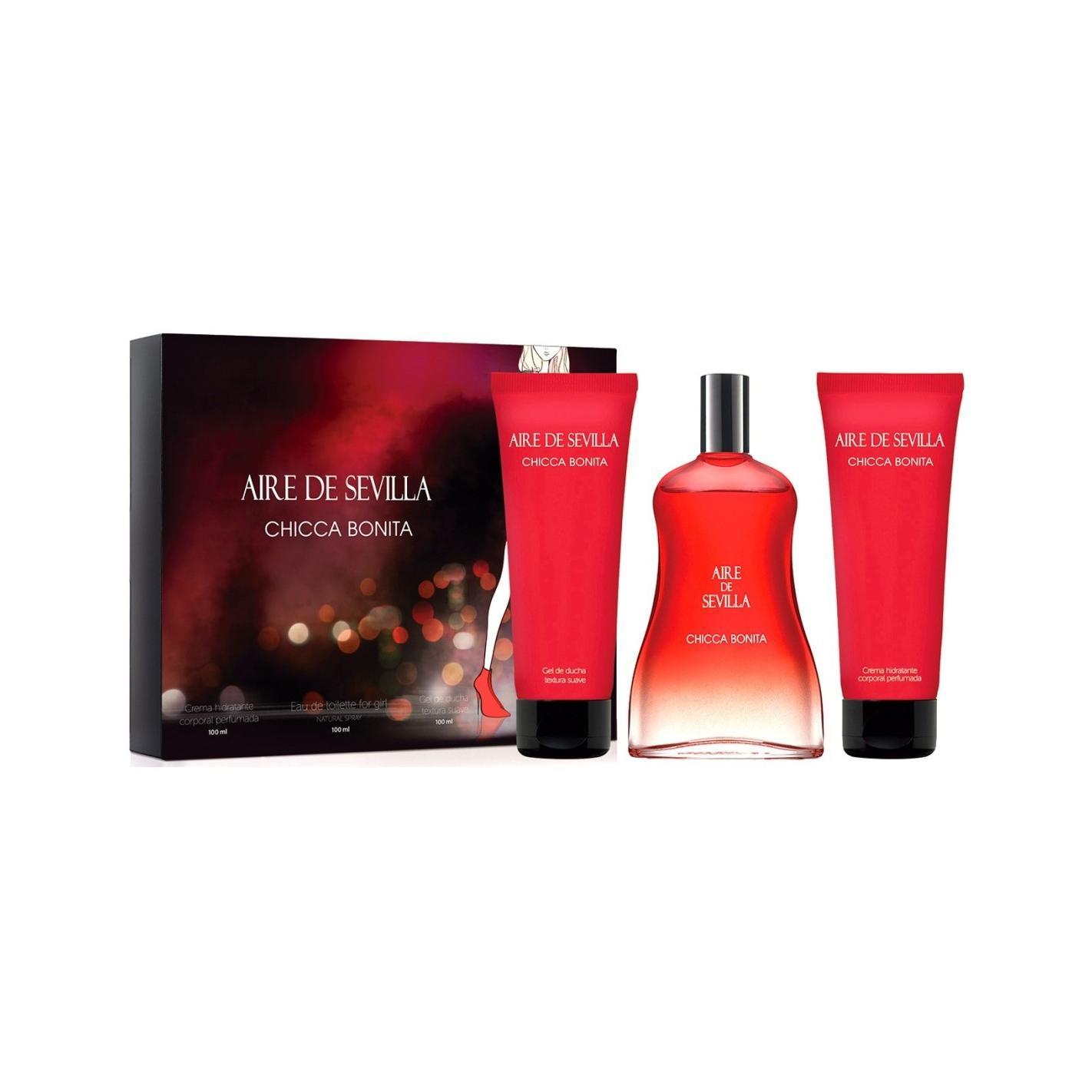 AIRE DE SEVILLA CHICCA BONITA EAU DE TOILETTE 150 ML + BODY 150 ML + GEL 150 ML