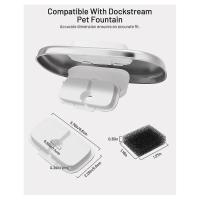 Dockstream Plwf005/plwf115/wf105, fuente para mascotas, 12 filtros de repuesto, 12 esponjas - details 2