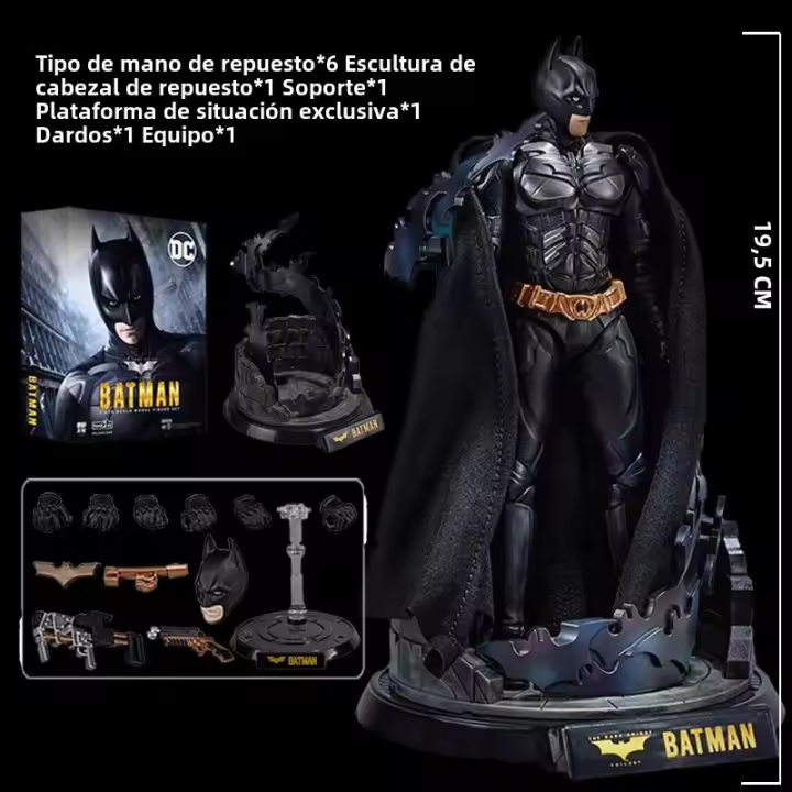 Figura De Acción Deluxe Edición Batman DC Fondjoy 1/9 Escala Modelo De Colección Para Niños Y Adultos Juguete in Stock - 1