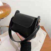 Bolso De Hombro Para Mujer De Moda En Cuero PU Color Sólido Bolso De Armpita Diseñador Bolsa De Mano Y Monedero Para Niñas - details 14