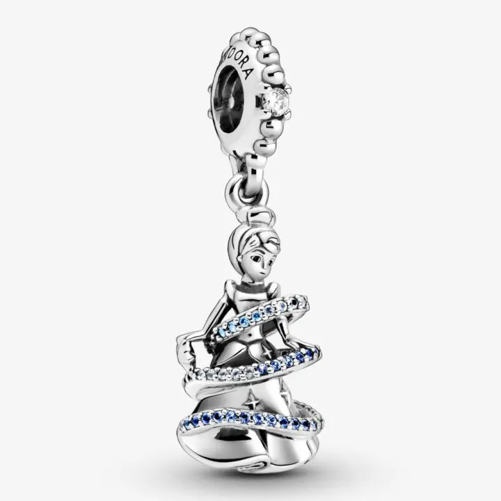 Pandora Charm de Colgante en Plata de Ley Serie Disney, Momentos Mágicos de Cenicienta ，Incluye Caja Original - 1