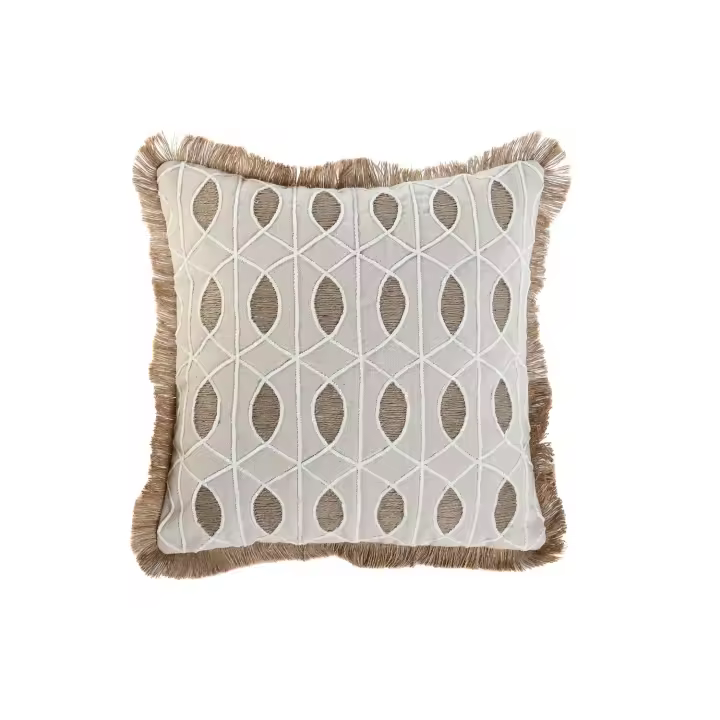 COJIN ALGODON 45X45 578 GR. BORDADO A MANO TX213356 - EL MEJOR COMPLEMENTO PARA TU HOGAR FIJALO - 1