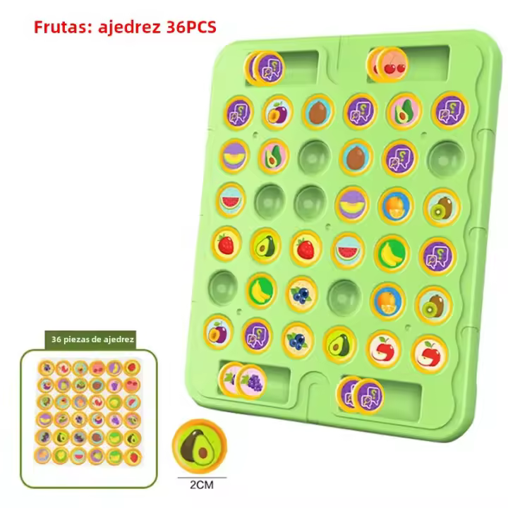 Juego De Ajedrez Clásico Animal Estrategia Tablero Juguete De Aprendizaje Y Memoria Para Niños Juego De Razones Lógicas - 1