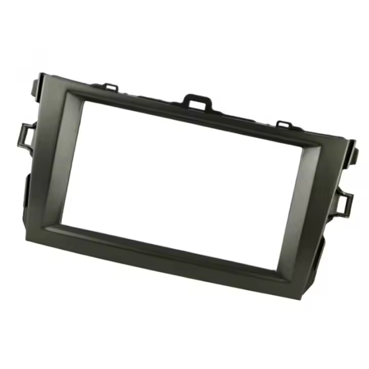 Marco De Panel Para Radio DVD Estéreo 2DIN De Coche En ABS Para Toyota Corolla 2008-2010 Negro Instalación De Kit De Marco - 1