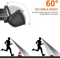 Lámpara Frontal Mini Recargable USB Con Sensor De Movimiento Corporal 5 Modos Impermeable Para Camping Y Actividades Al Aire Libre - details 1