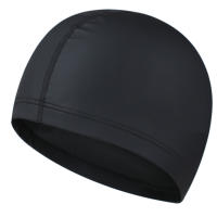 Gorro De Natación De Tela PU Para Hombres Y Mujeres Impermeable Protección De Oídos Y Cabello Largo Tamaño Extra Grande Para Adultos Colores Variados Negro Gris Blanco Rosa Fútbol Rojo Naranja Amarillo Oro - details 12
