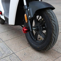 Protector De Caída Para Motocicleta 1Par Protector De Rueda Y Marco Antigolpes Para Manillar Delantero Accesorios Para Mopeds Y Scooters De Aluminio Y Plástico - details 5