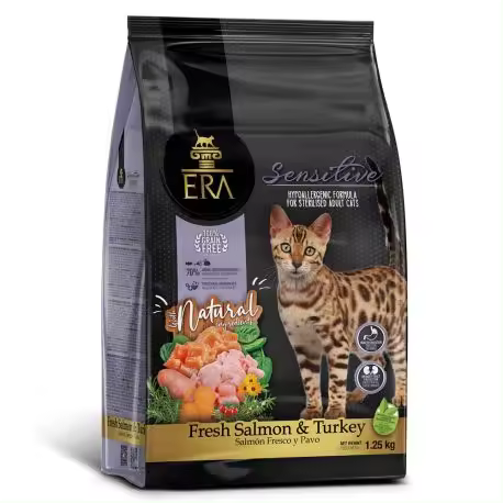 Era Cat Sensitive Salmon & Turkey 3kg - 1