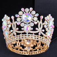 Tiaras Y Coronas De Lujo Para Novia Accesorios De Peluquería De Boda Para Mujeres Adornos De Cabello De Diadema De Concursos - details 1