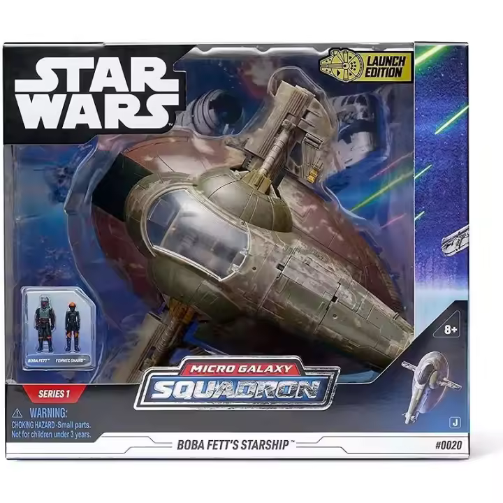 STAR WARS MICRO GALAXY SQUADRON BOBA FETT STARSHIP CON FIGURAS STAR WARS - 1