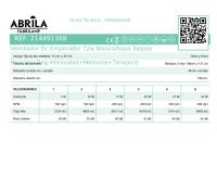 FABRILAMP ALTA GAMA Ventilador Dc Emperador 72w Blanco/haya 3aspas Desplegables 108d 7200lm 3000-4000-6000k Remoto+Regulable Intensidad+Memoria+Temporiz Incluye mando a distancia y dos tijas de 10 y 25 centímetro CALIDAD DE CONFIANZA - details 1