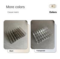 Organizador De Maquillaje Transparente De Acrílico Con 7 Compartimentos Caja De Almacenamiento Para Paletas De Sombras Divisor De Cajones Para Cosméticos - details 4