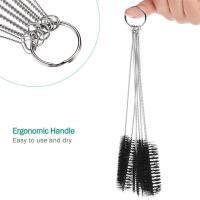 Set De 10 Pinceles Multifuncionales Portátiles Para Limpieza De Botellas De Acero Inoxidable Ecológicos Para Uso Doméstico Y Limpieza De Tubos De Vidrio - details 2