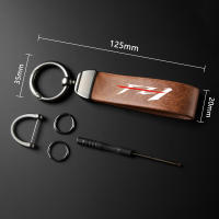 Llavero De Cuero Genuino Para Motocicleta YAMAHA FZ1 FZ 1 2006-2015 Accesorios De Alta Calidad Keychain Holder - details 5