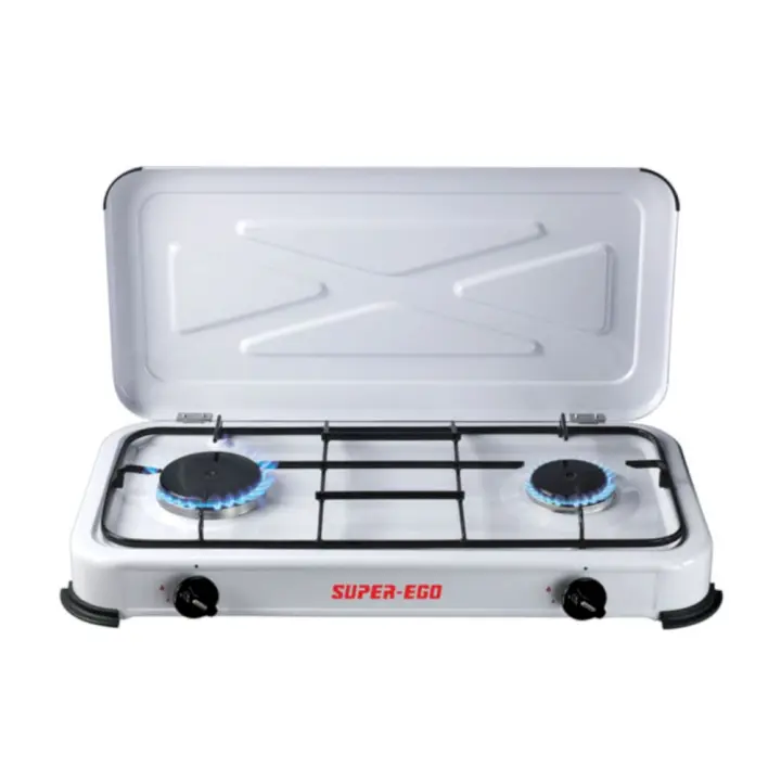 Cocina portatil con 2 hornillos Gas Butano o Gas Propano (G30/G31). SEH024800 Super Ego - 1