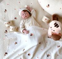 Carpetilla De Piso Para Bebés Coreana Circular Y Removible Alfombra De Tent Para Niños Bordada a Mano Tamaño Grande Algodón No Tóxico Para Edades 0-6m Hasta 7-12Años - details 7