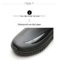 Botas De Lluvia Térmicas Para Hombre Con Peluche Antideslizantes Impermeables De Bajo Talle Para Cocina Lavado De Coche Pesca - details 5