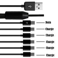 Cable Splitter USB 3.1 Tipo C a 6/4/3/2 Tipo C USB 2.0 Tipo a Macho Portátil 150 Cm Para Carga De Teléfono Móvil Y Laptop - details 7