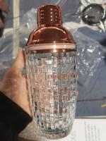Juego De Cocacola De Vidrio Lujo Con Tapa De Acero Inoxidable Antifugas Y Strainer Para Hacer Martinis Y Mocktails Para Uso Doméstico Y Barra - details 6