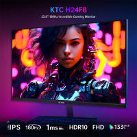 KTC Monitor Gaming 24 Pulgadas H24F8, 180Hz, FHD 1920 x 1080 Fast IPS Vertical Monitor, 1ms, HDR10 133% sRGB, FreeSync Computer Monitor, VESA 100 * 100, Luz azul baja, DP, HDMI, For FPS MOBA RPG MMORPG RTS Gaming - details 0
