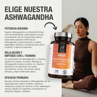 N NATNATURA HEALTH & BEAUTY - Ashwagandha Cápsulas Sensoril® 5250 mg/día | Equilibrio emocional, concentración y rendimiento físico | Vegano | 120 cápsulas vegetales. - details 1