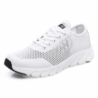 Zapatos De Running Para Mujer 2024 Nuevos Transversales Grandes Verano Huecos Tejidos Casual Ligeros Zapatillas Blancas Mesh EVA - details 3